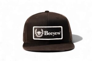 Retro High Profile Trucker Cap - Black